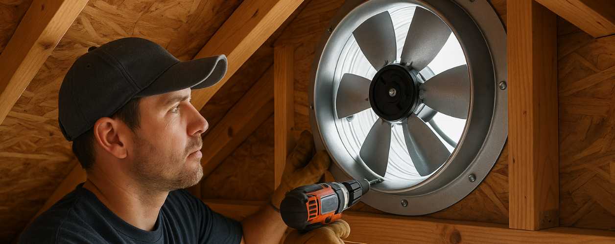 Attic Fan Installation
